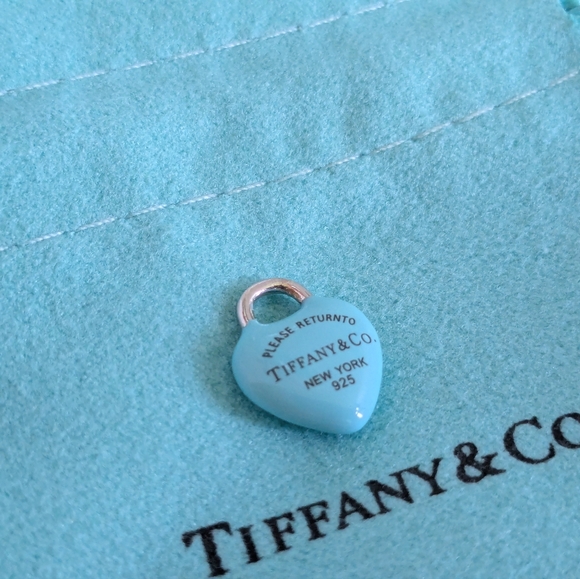 Tiffany & Co. Jewelry - Tiffany & Co. Blue Heart Tag Pendant
